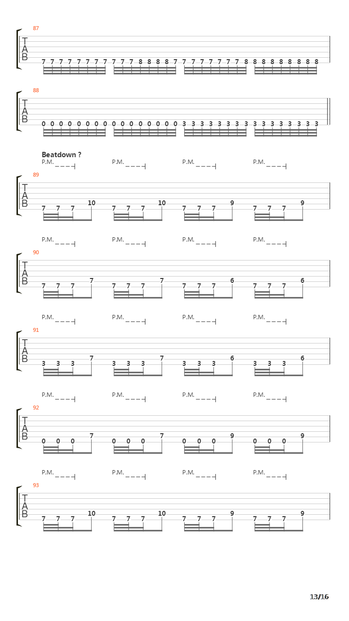 Reflections Through Fire吉他谱
