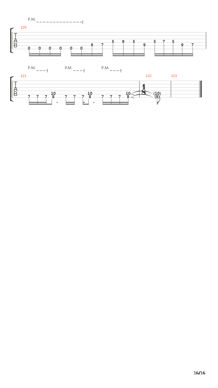 Reflections Through Fire吉他谱