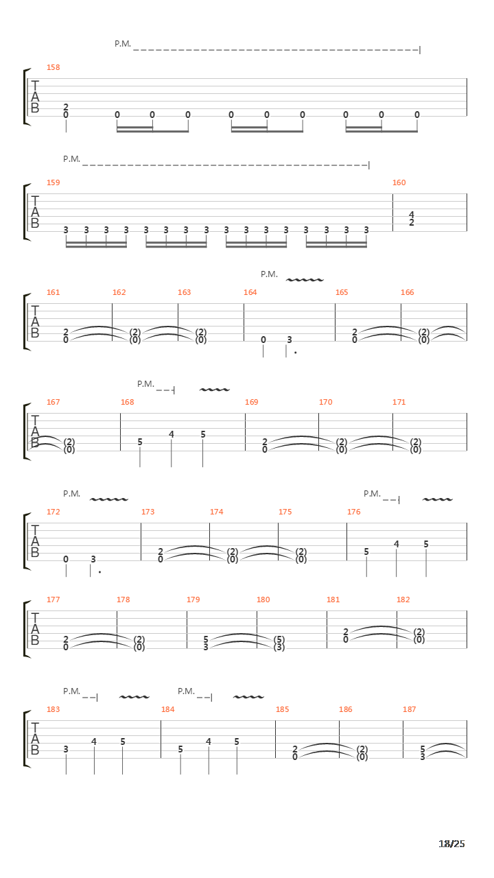 Teras吉他谱