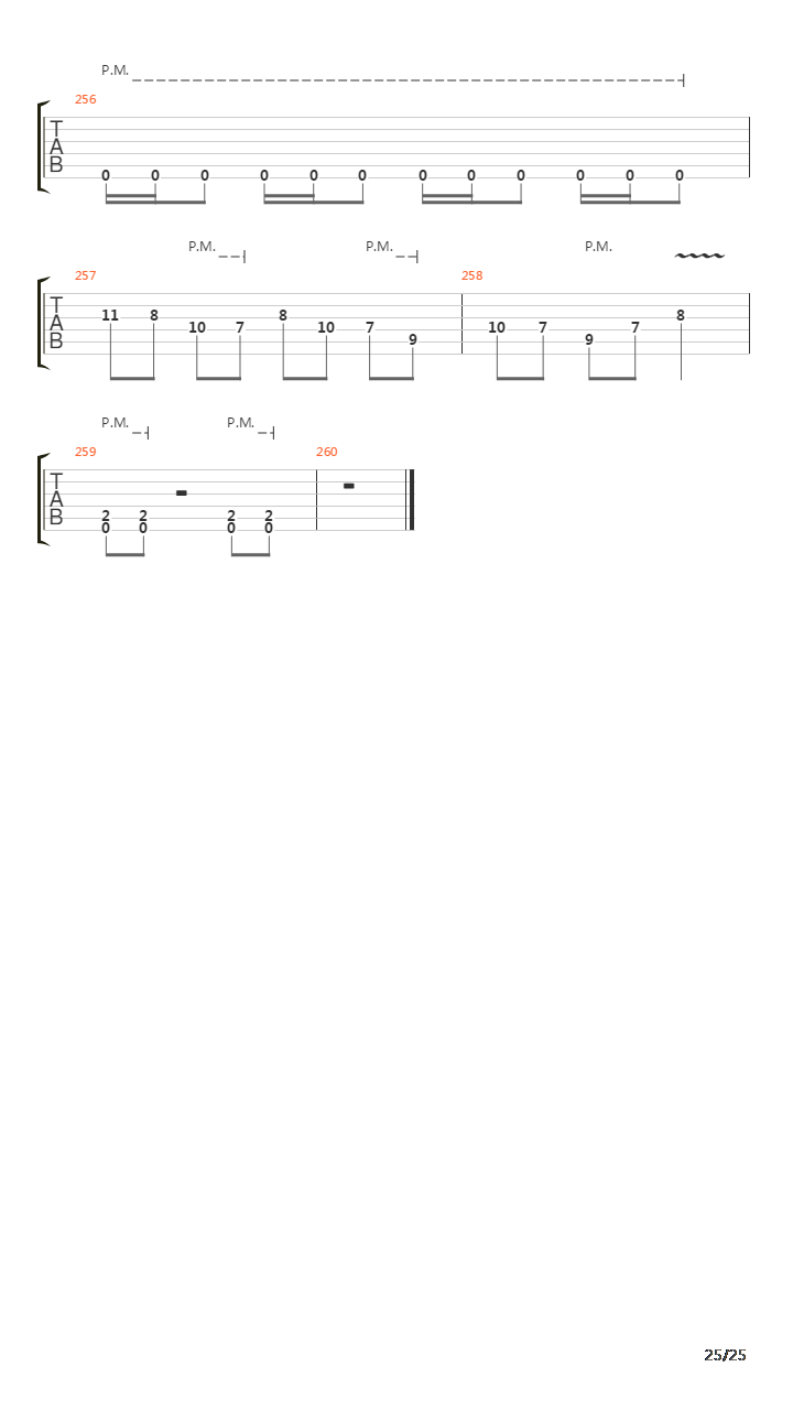 Teras吉他谱