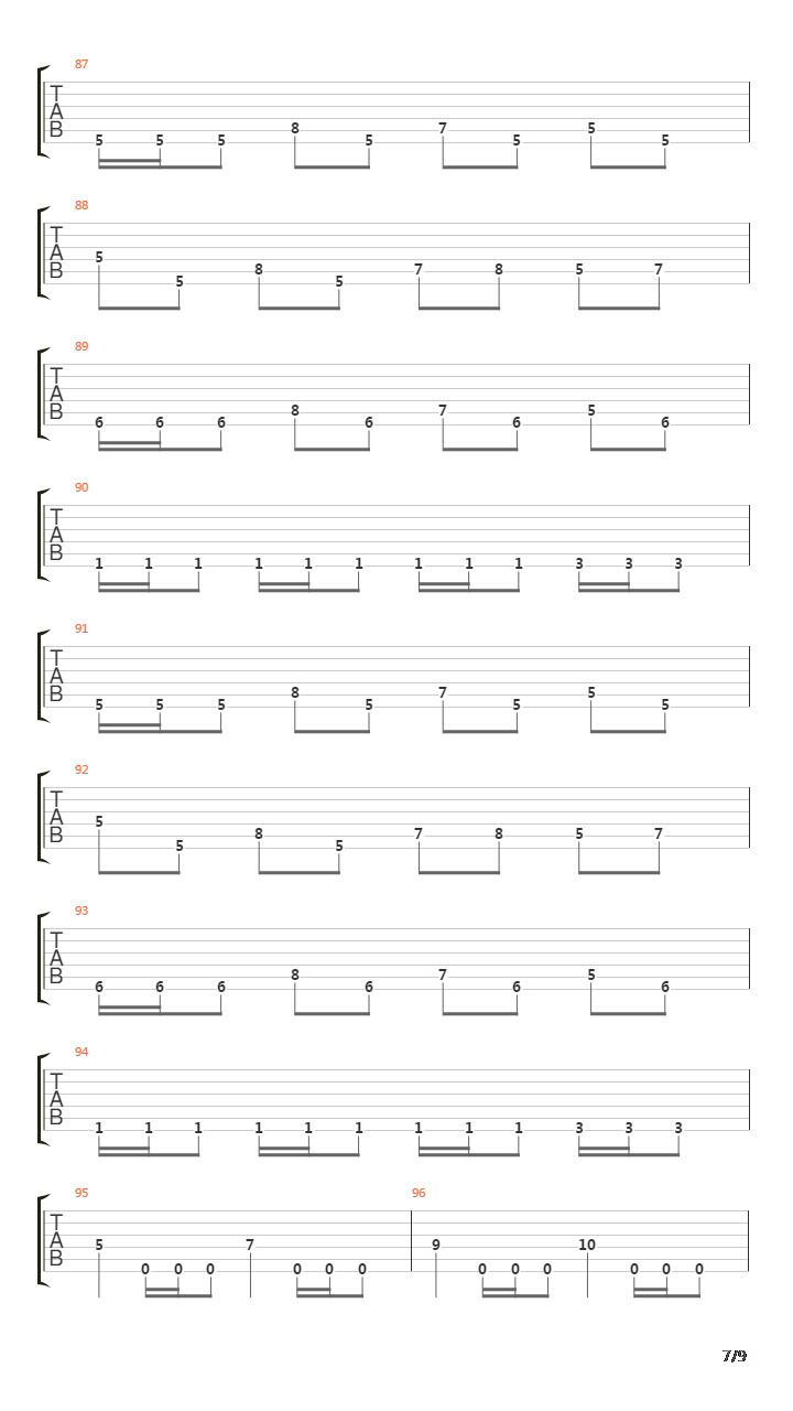 The Blackest Skyline吉他谱