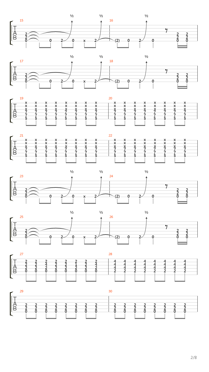 20th Century Boy吉他谱