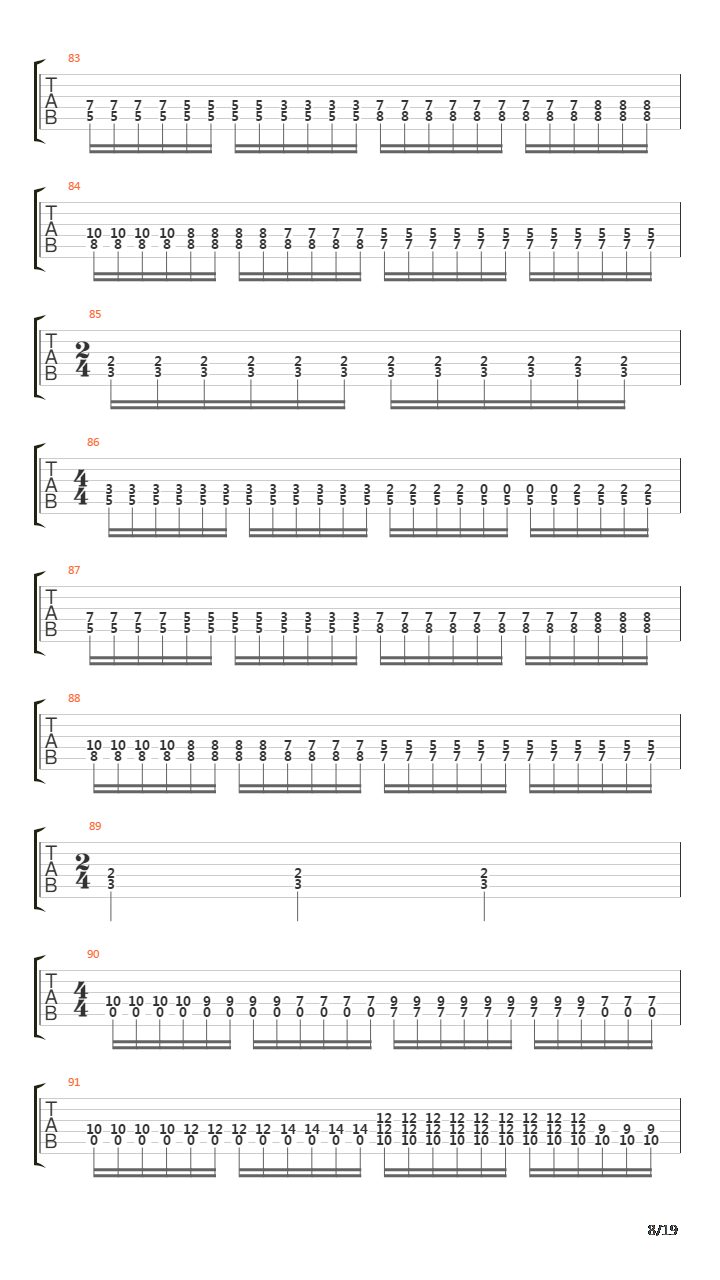 Hordalands Doedskvad Part Iii吉他谱