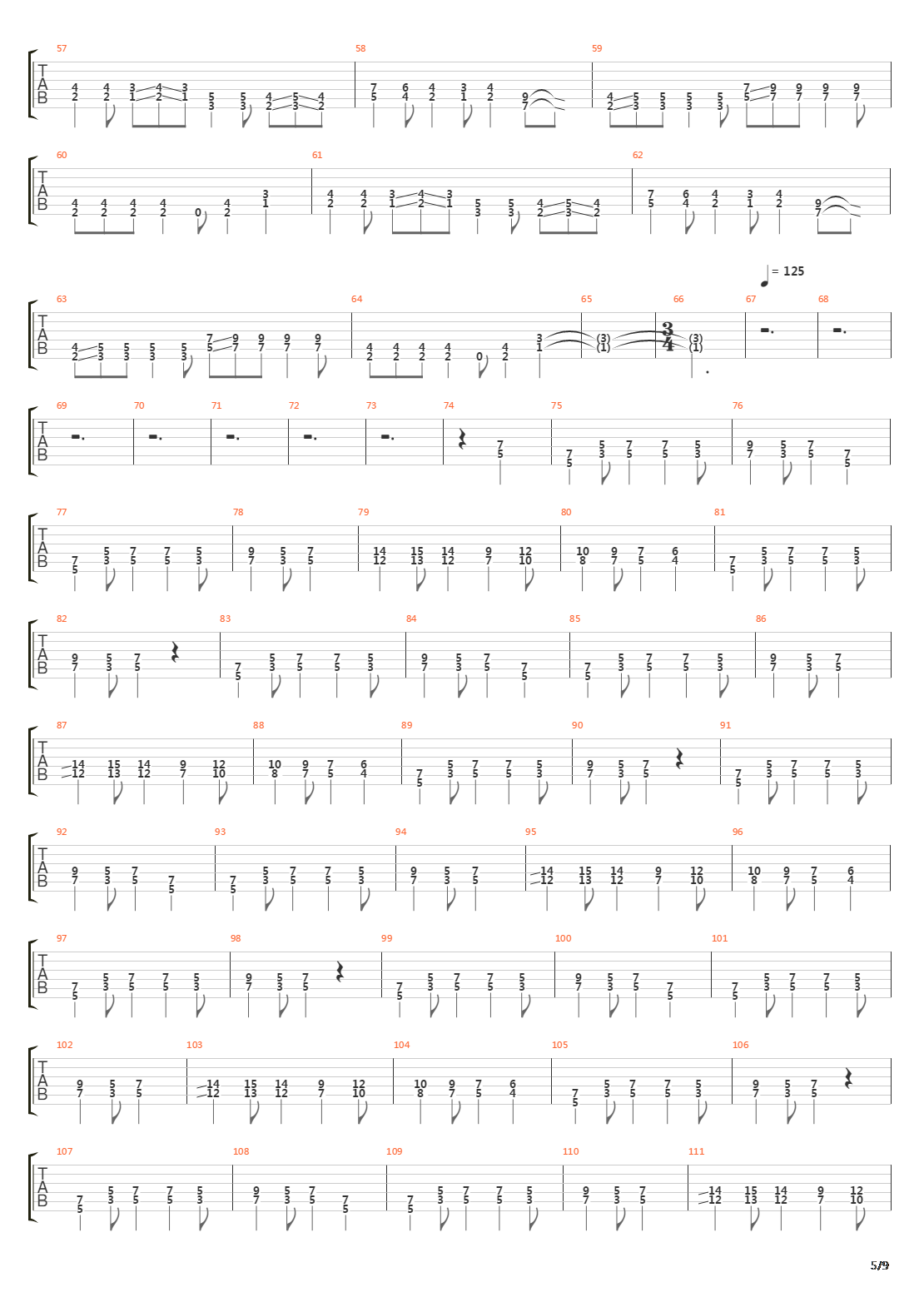 Hordalands Doedskvad Part Vi吉他谱