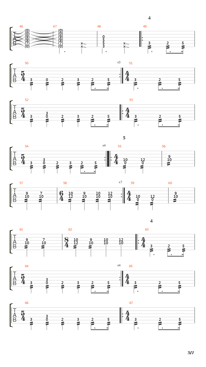 Nattestid Ser Porten Vid Part I吉他谱