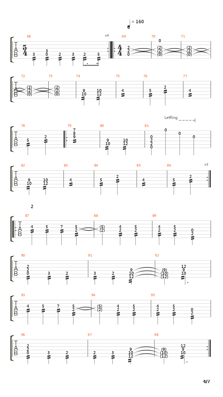 Nattestid Ser Porten Vid Part I吉他谱