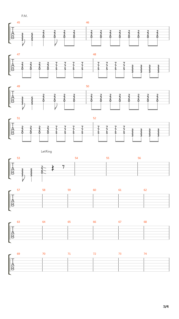 Dread吉他谱