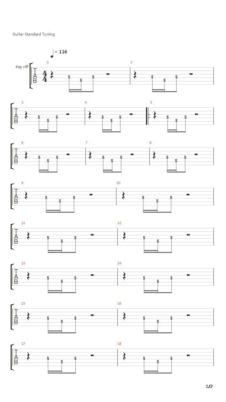 This Must Be The Place Naive Melody吉他谱