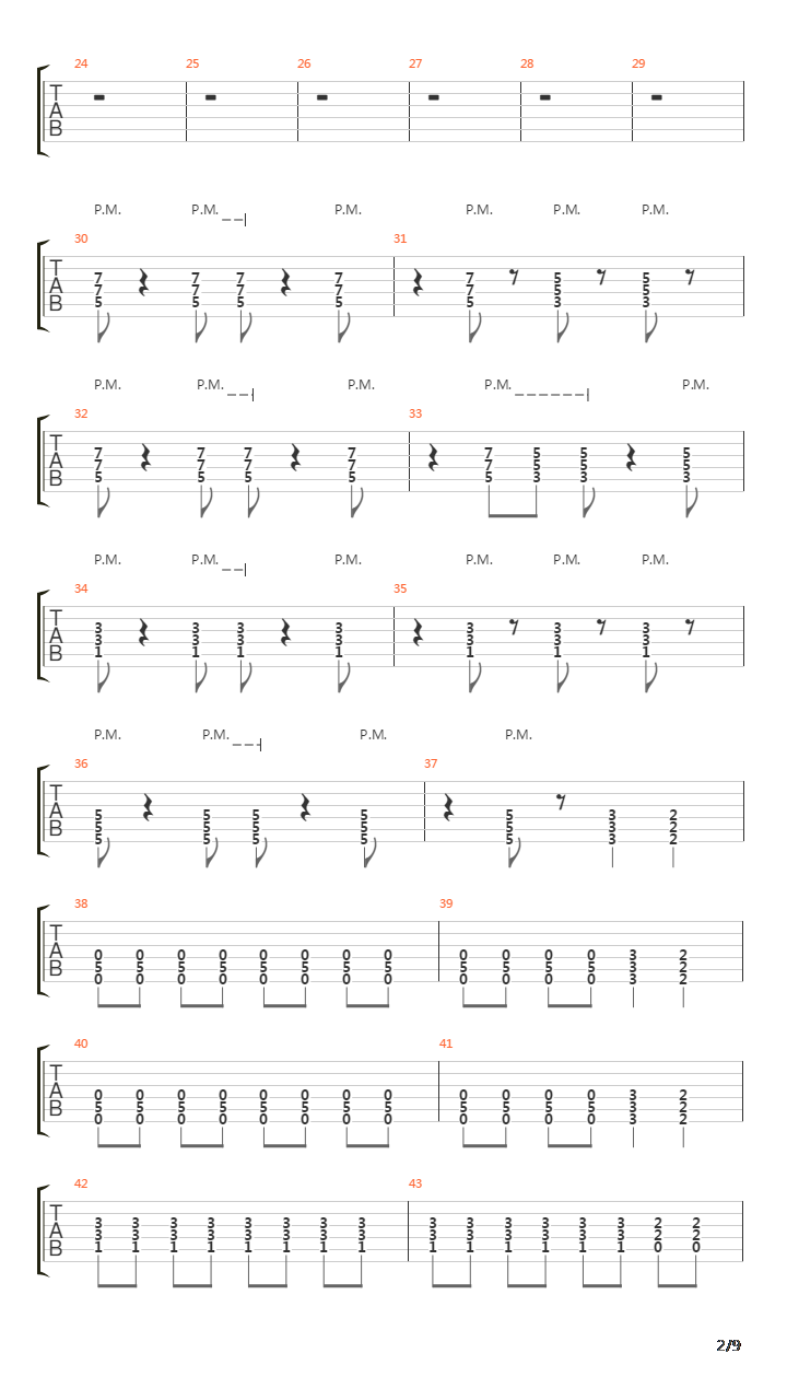 Meer吉他谱
