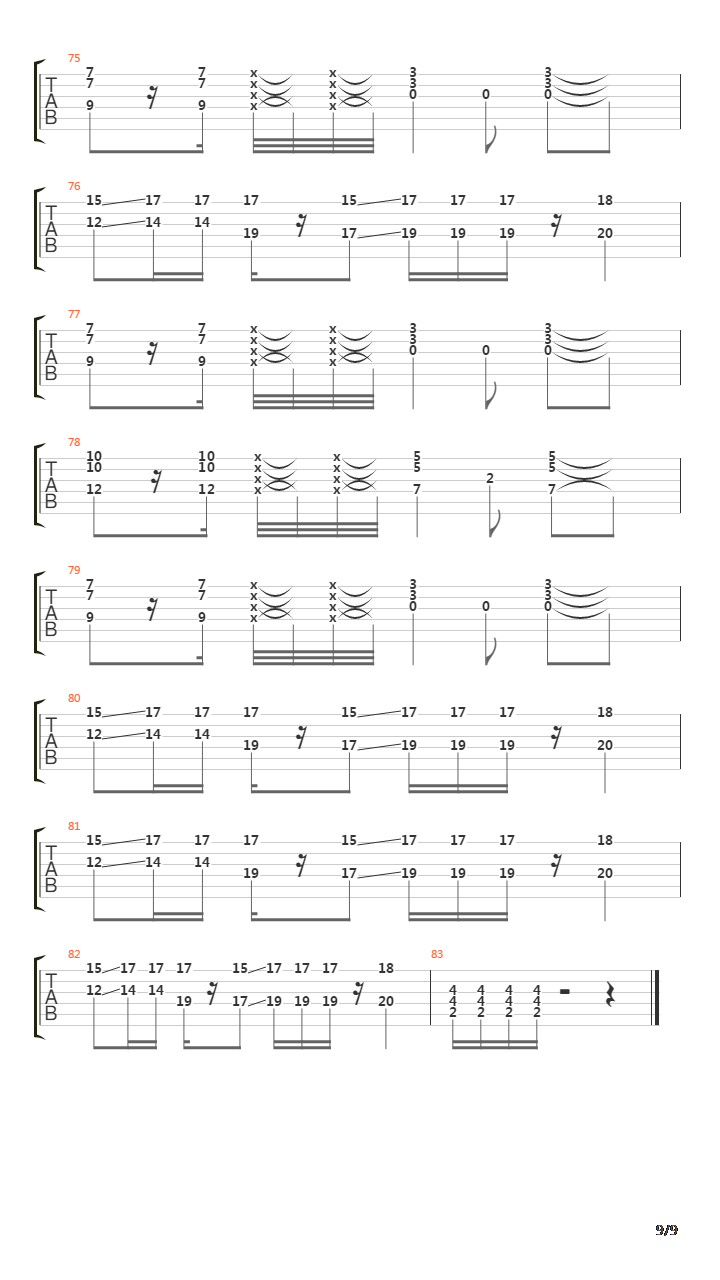 Poem吉他谱