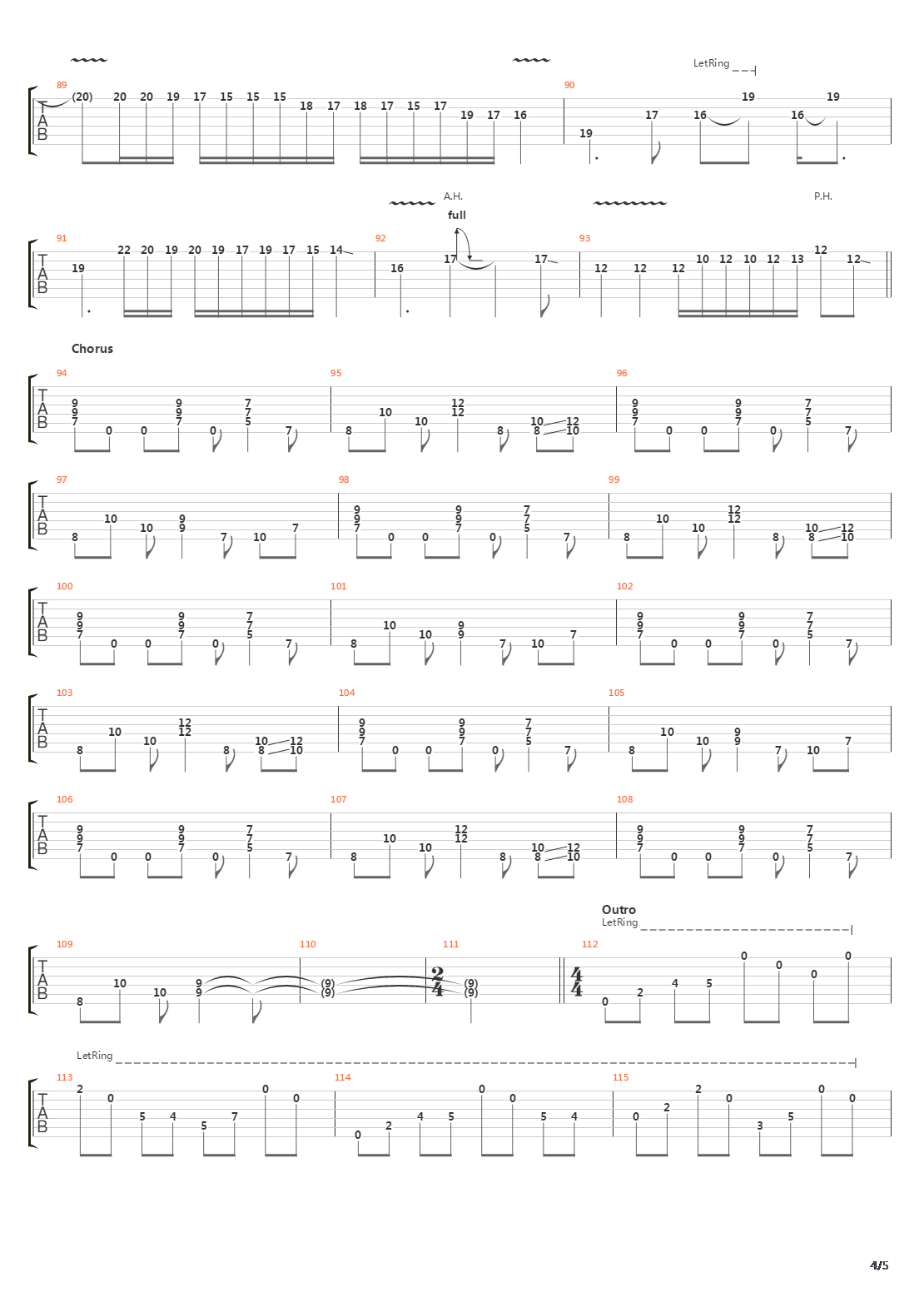 Ghosts Of Me吉他谱