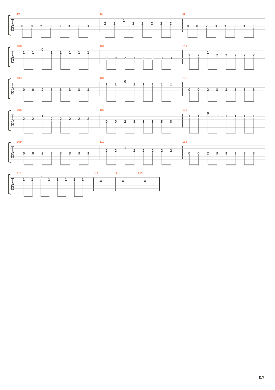 Rve Toujours吉他谱