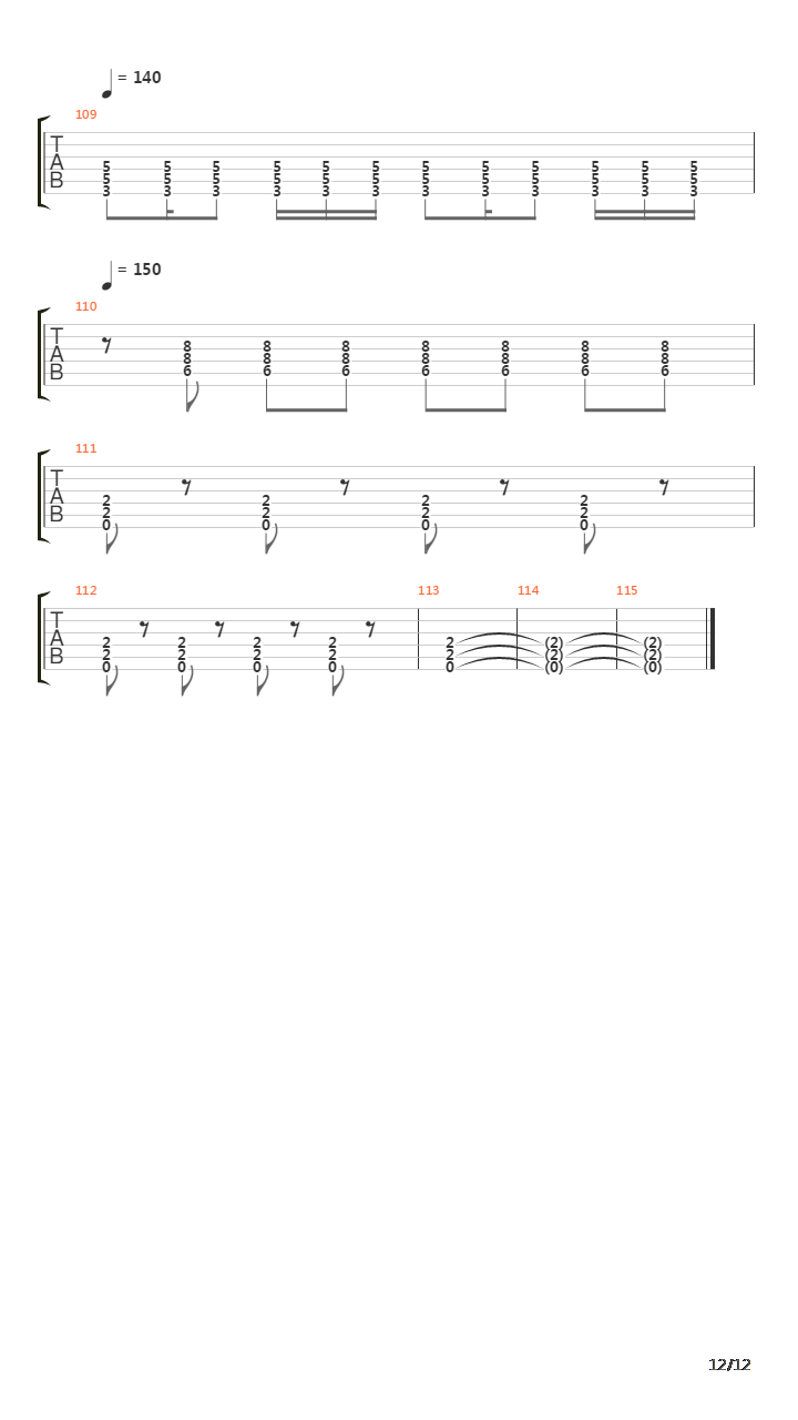 Wojna吉他谱