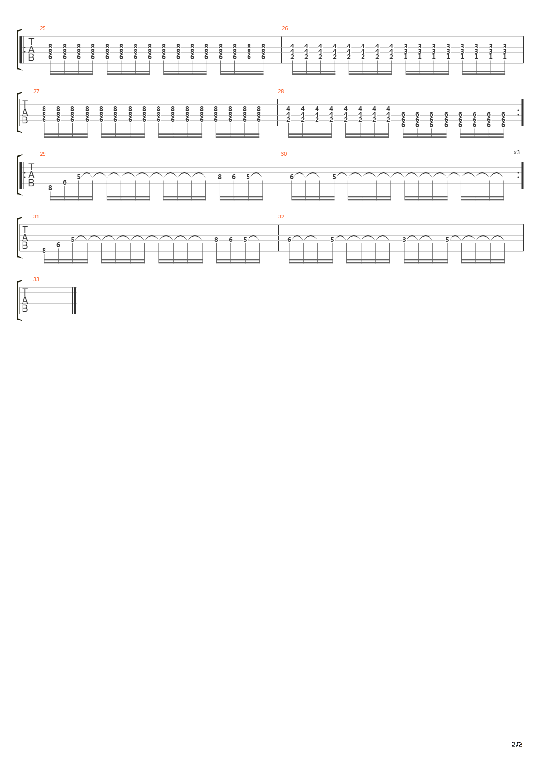 Ataraxia吉他谱