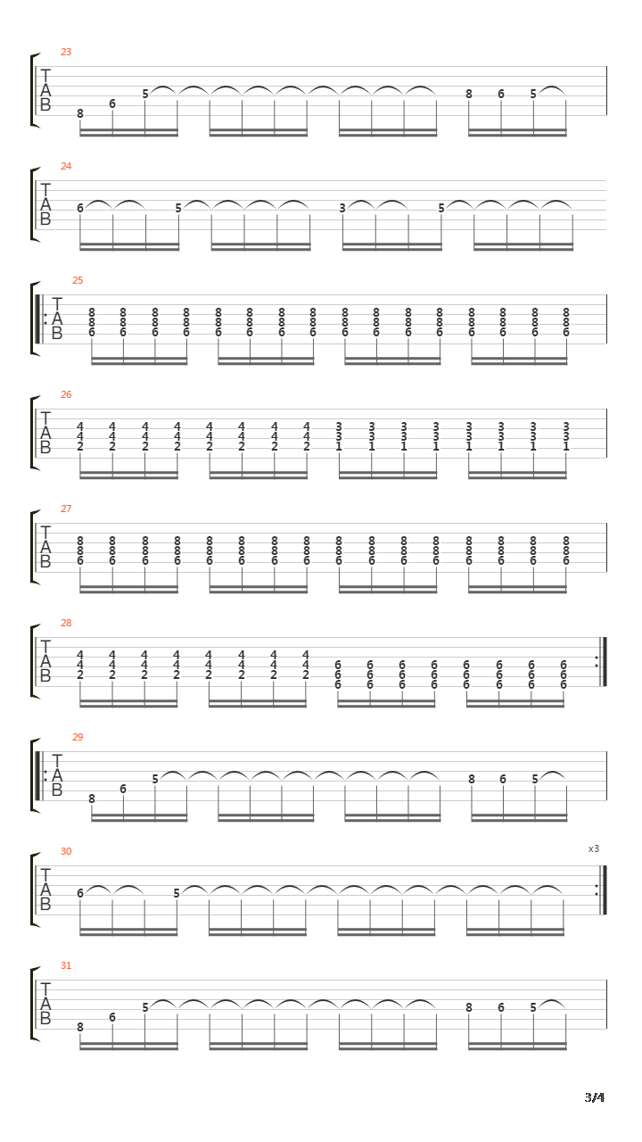 Ataraxia吉他谱
