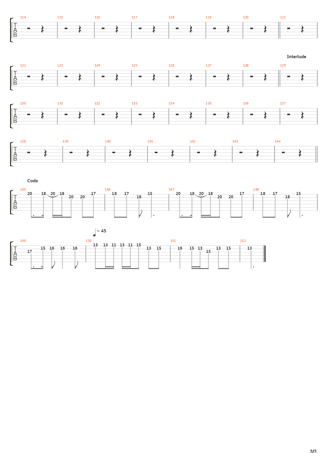 The Eastway吉他谱