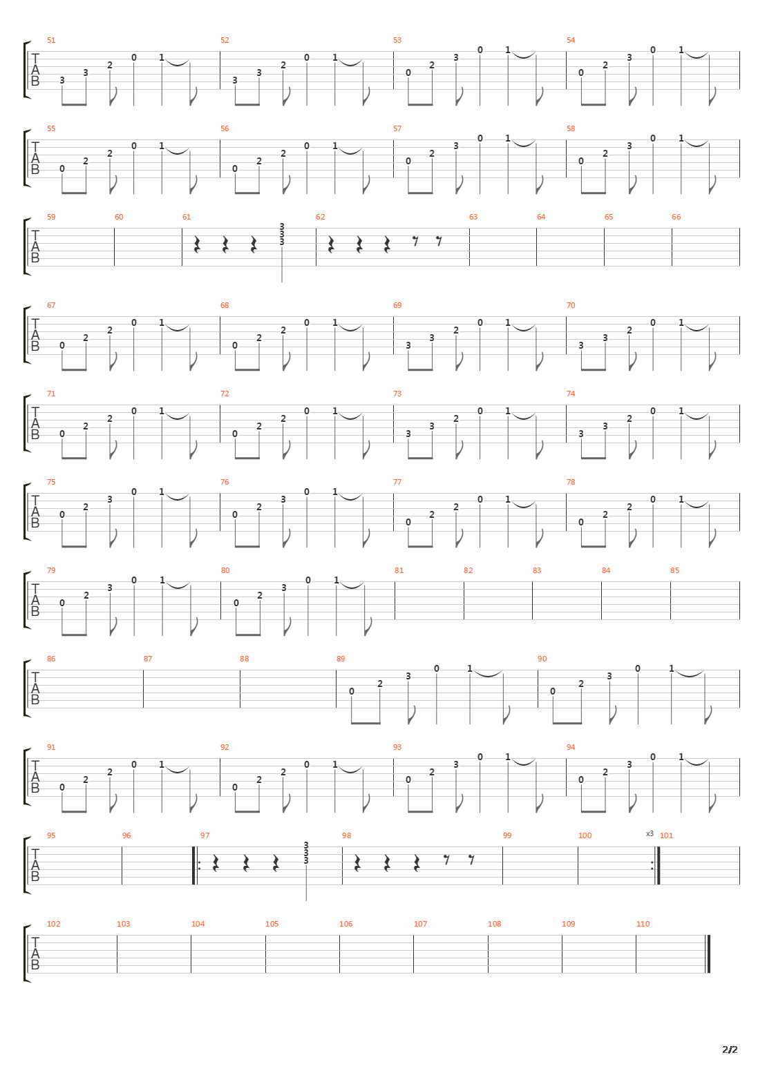 Elevation吉他谱