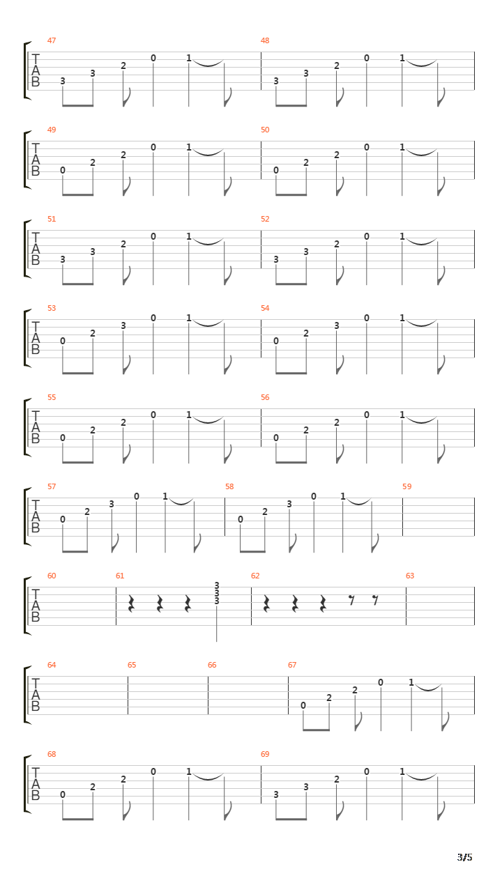 Elevation吉他谱