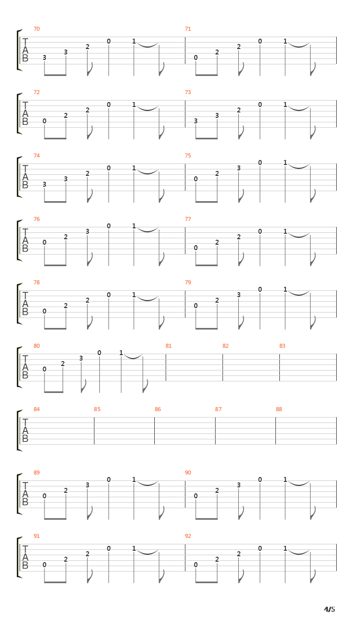 Elevation吉他谱