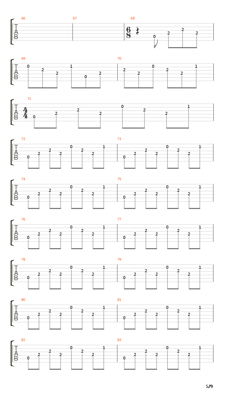 Etaisyyksien Taa吉他谱