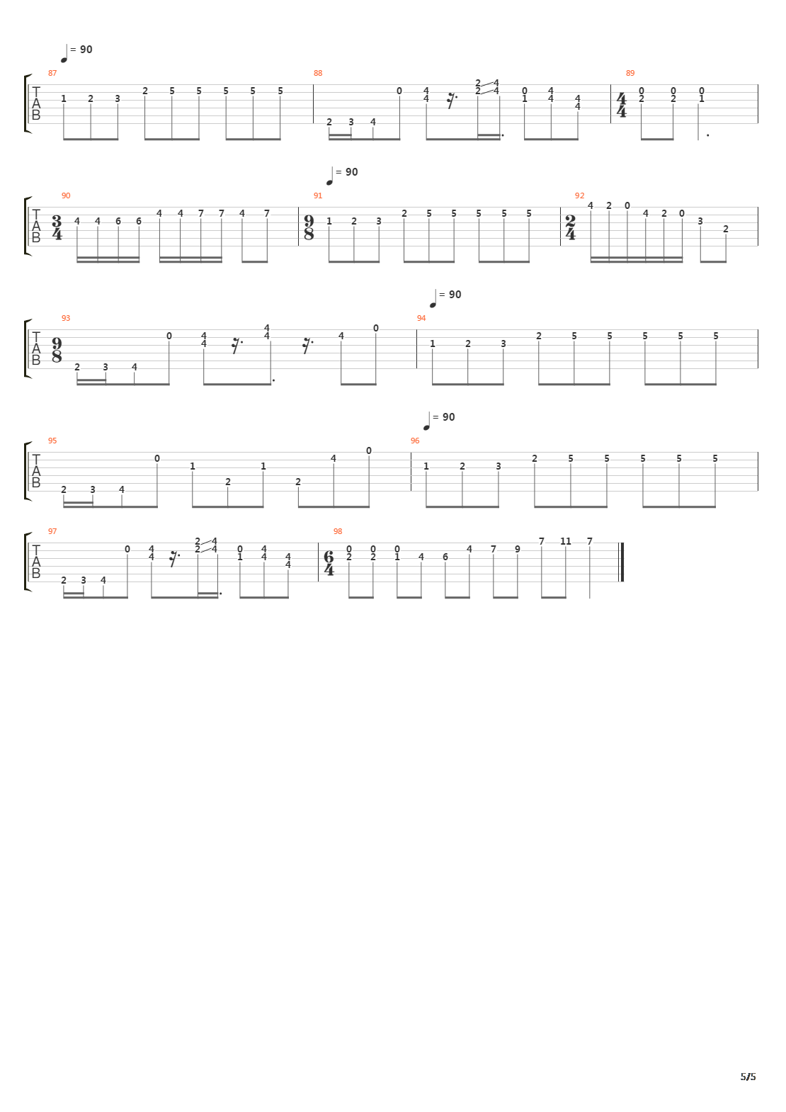 Aped吉他谱