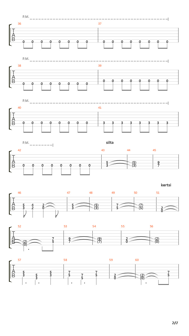 Pyha Maa吉他谱