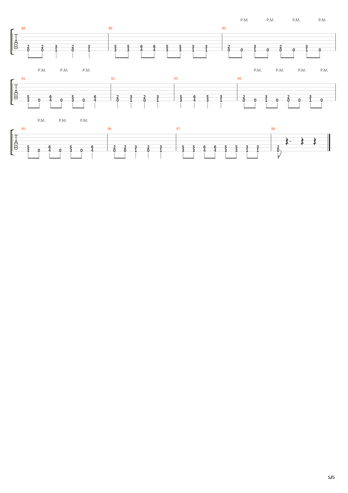 Hell And Back吉他谱