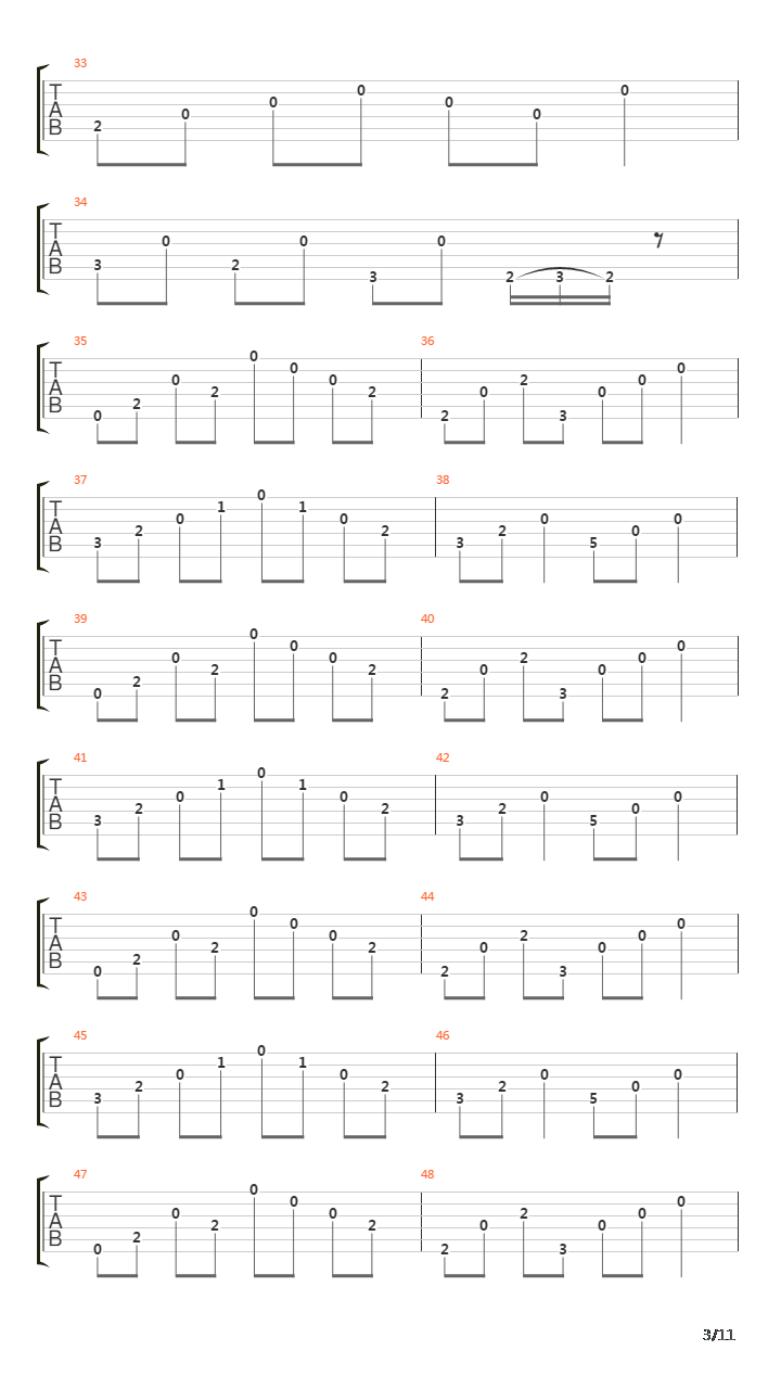 Song Emotion吉他谱