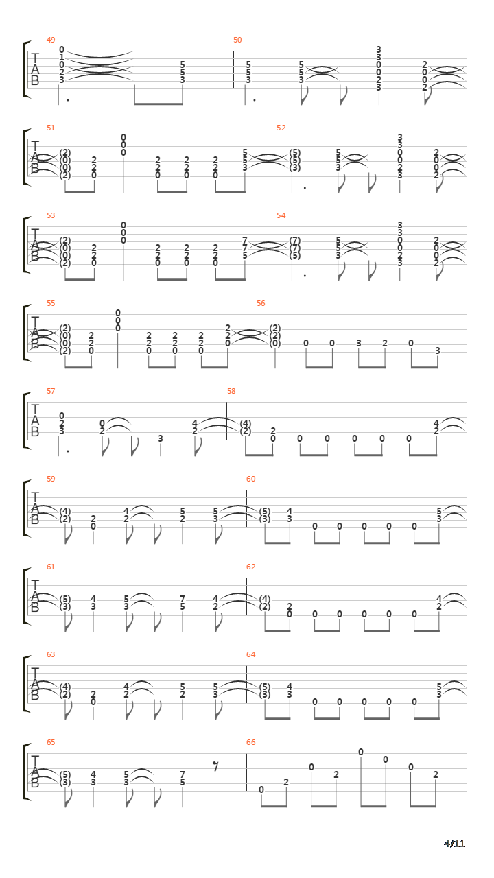 Song Emotion吉他谱
