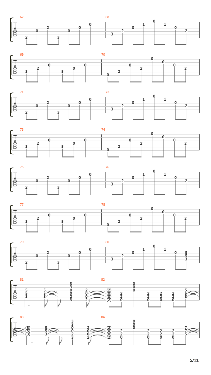 Song Emotion吉他谱