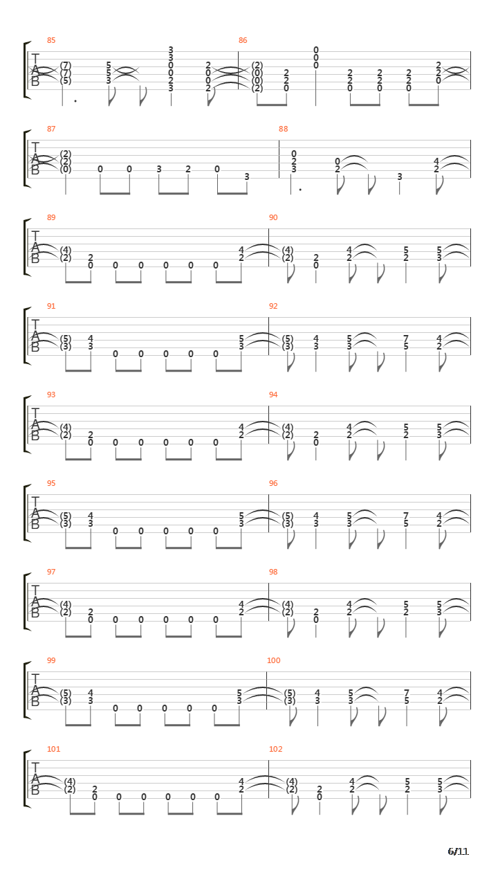 Song Emotion吉他谱