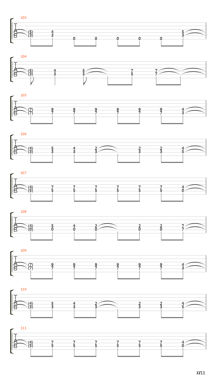 Song Emotion吉他谱