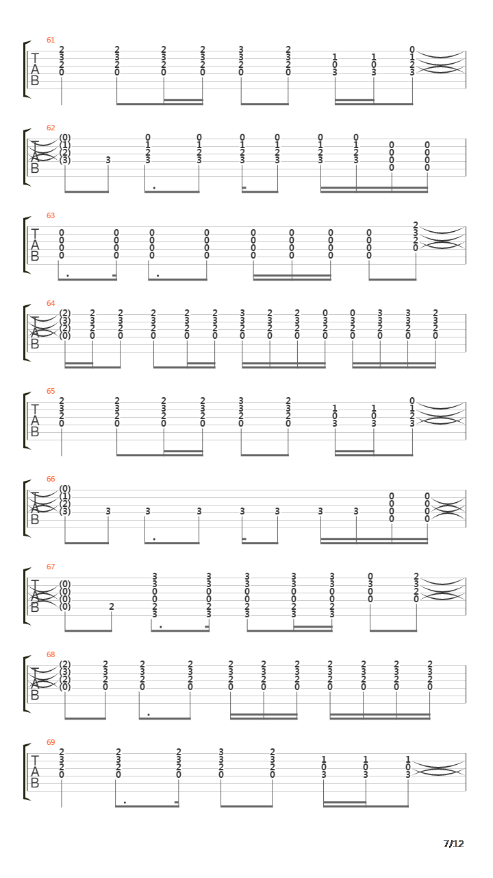 The Way It Is吉他谱