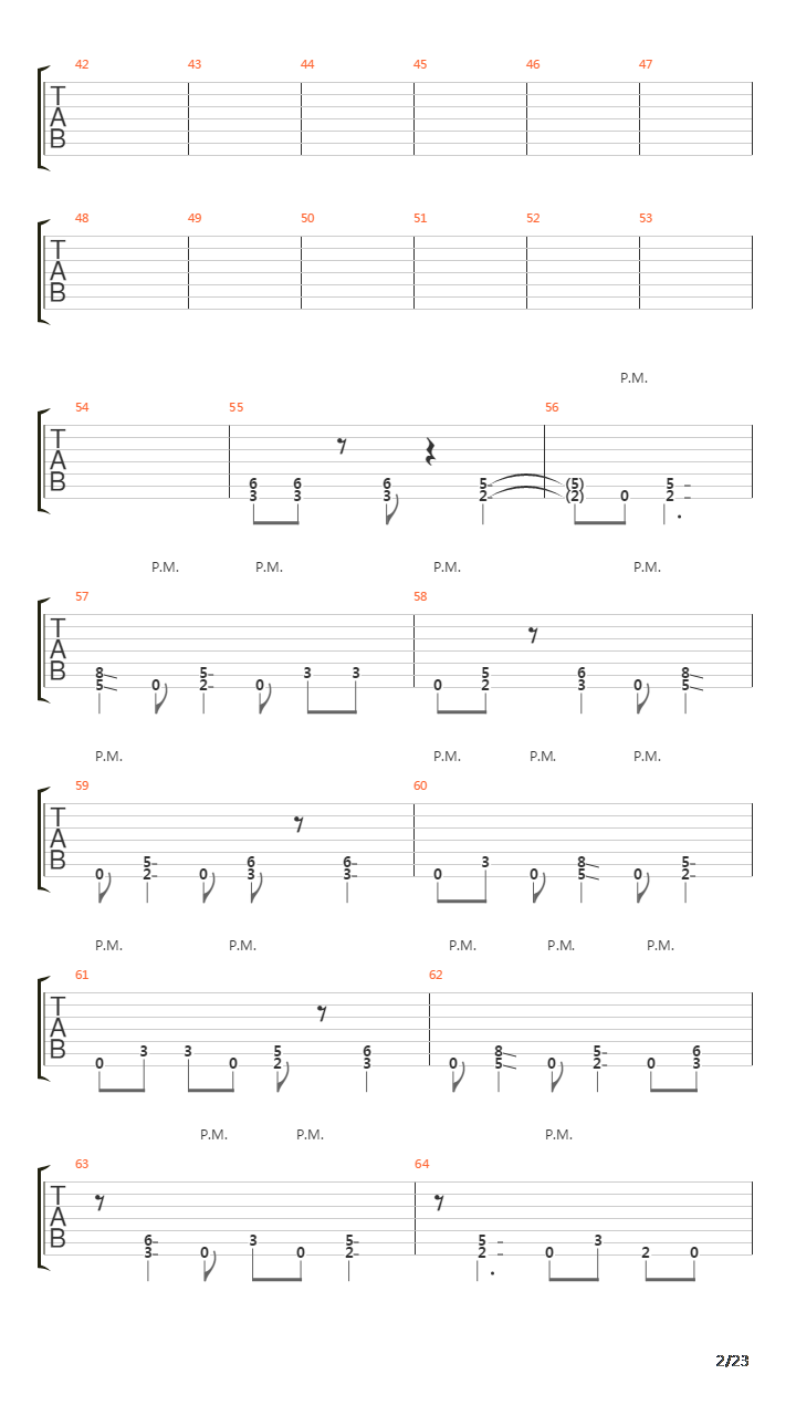 Concealing Fate Part 1 - Acceptance吉他谱