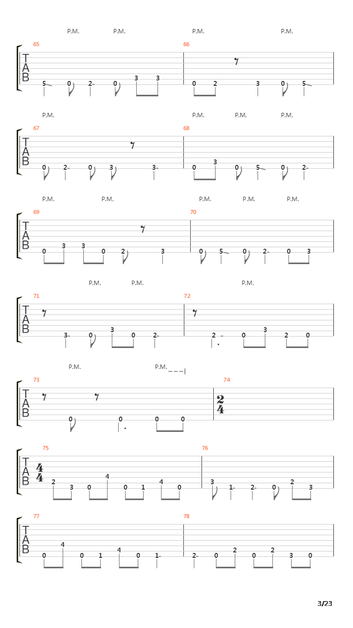 Concealing Fate Part 1 - Acceptance吉他谱