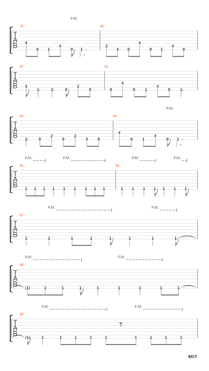 Concealing Fate Part 1 - Acceptance吉他谱