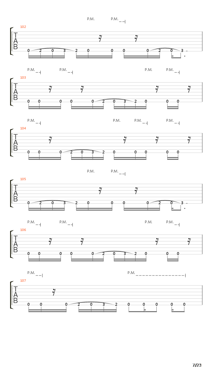 Concealing Fate Part 1 - Acceptance吉他谱