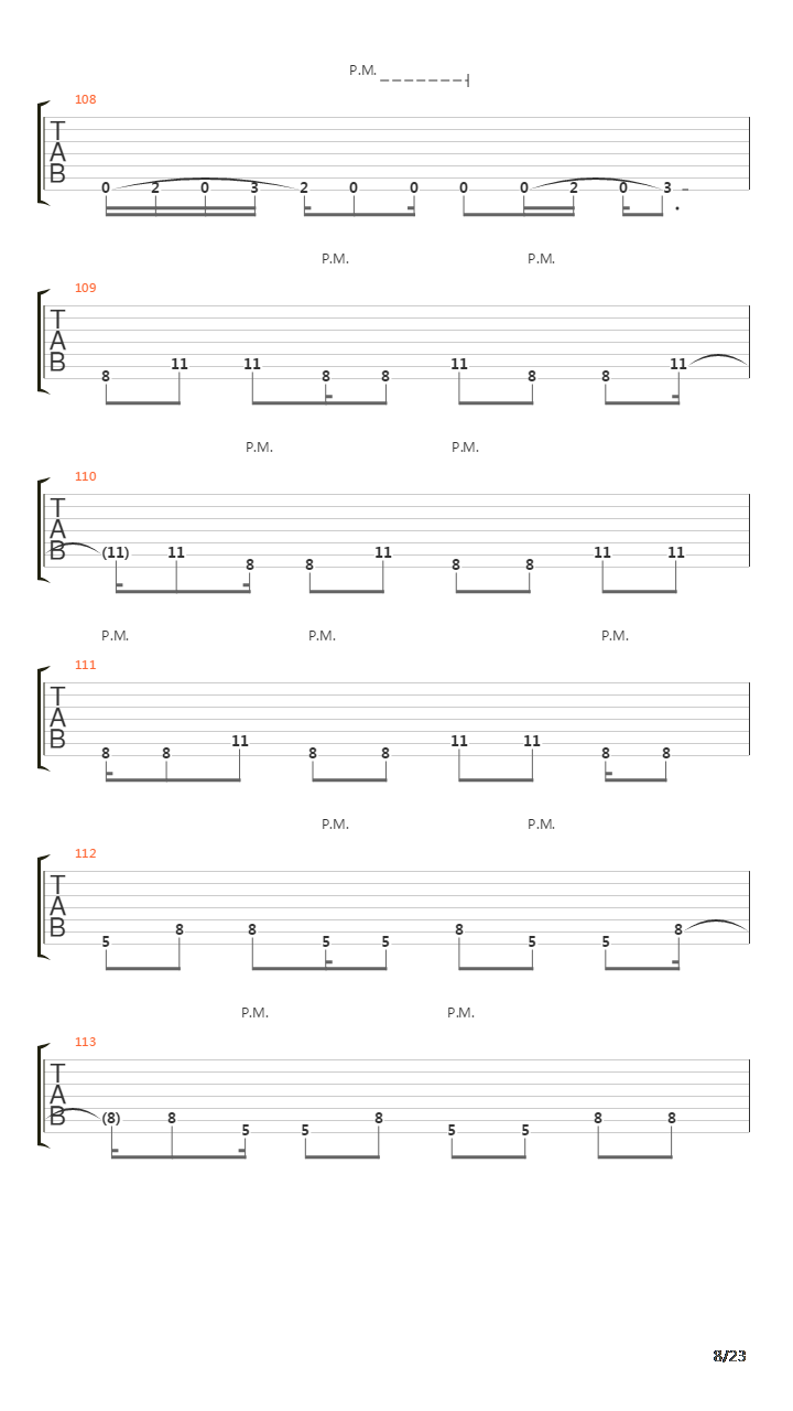 Concealing Fate Part 1 - Acceptance吉他谱