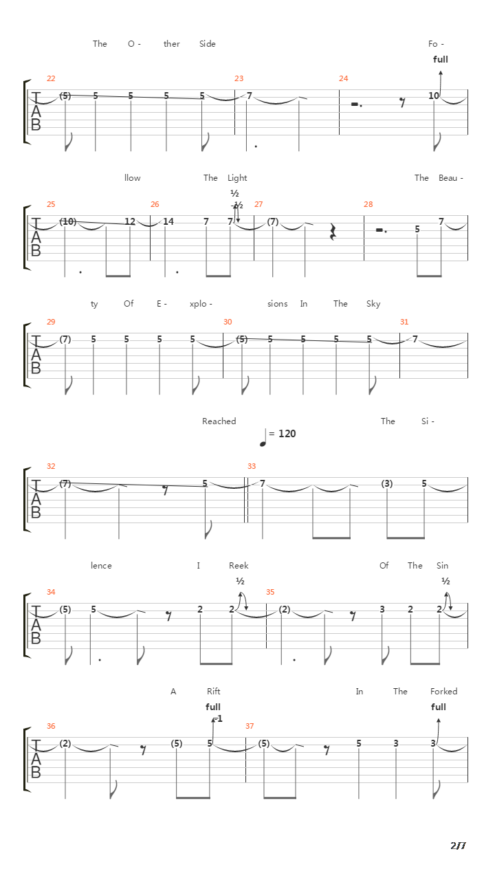 Eclipse吉他谱