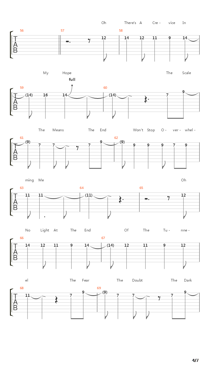 Eclipse吉他谱