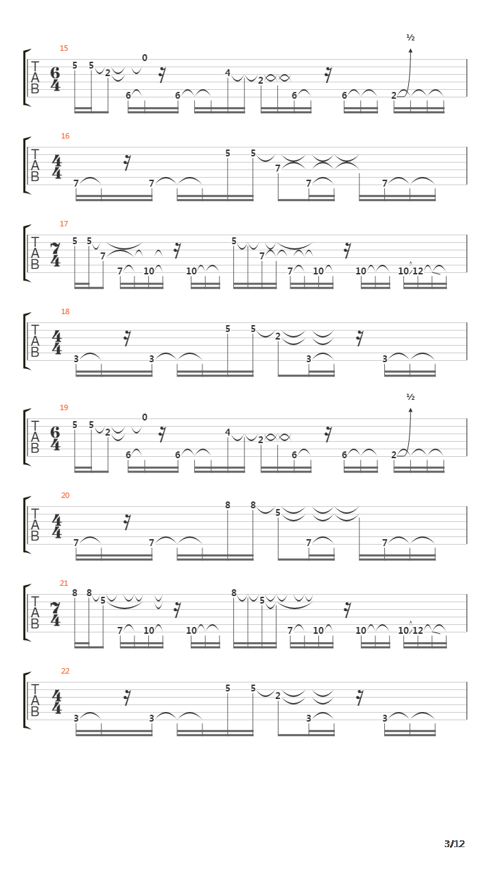 Eden 20吉他谱