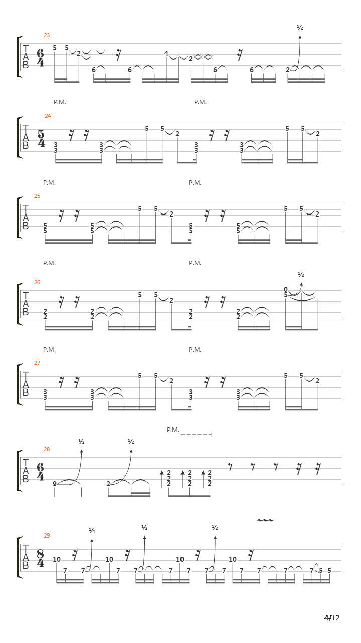 Eden 20吉他谱