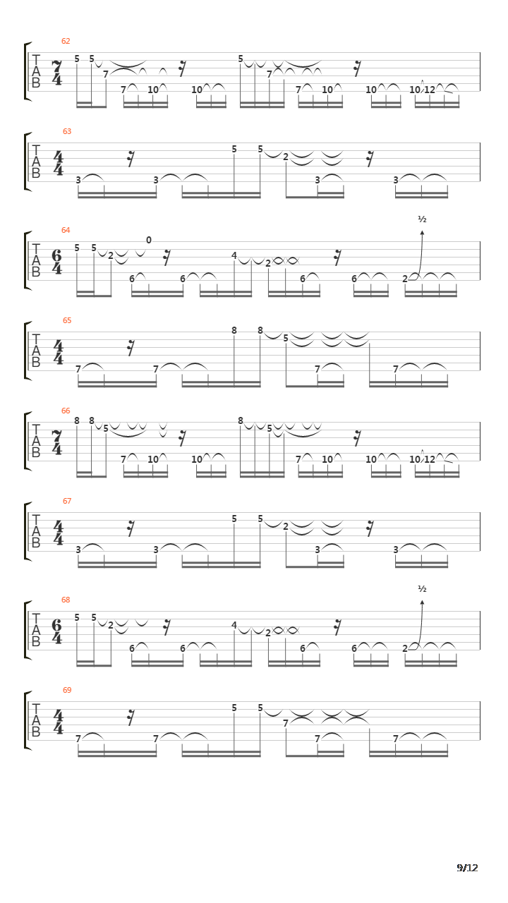 Eden 20吉他谱