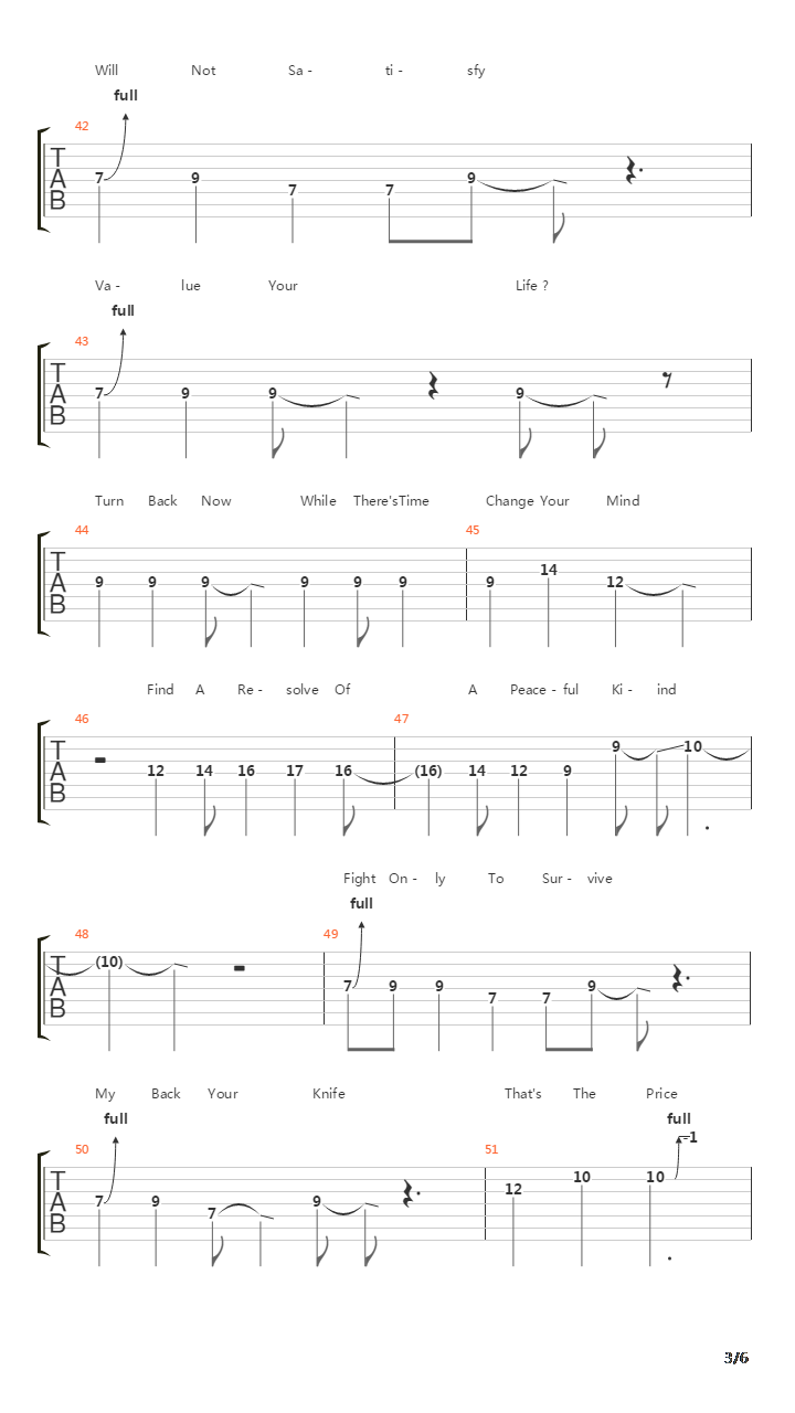 Palingenesis吉他谱