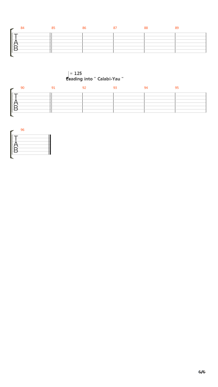 Palingenesis吉他谱