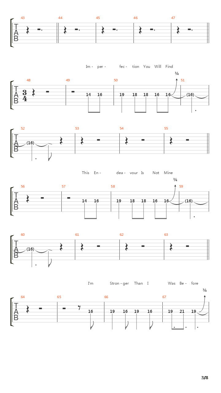 Proxy吉他谱