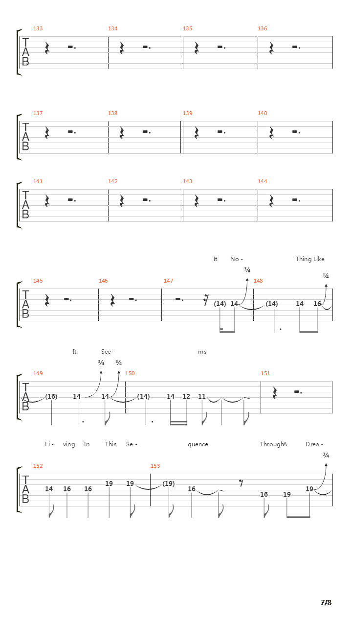 Proxy吉他谱