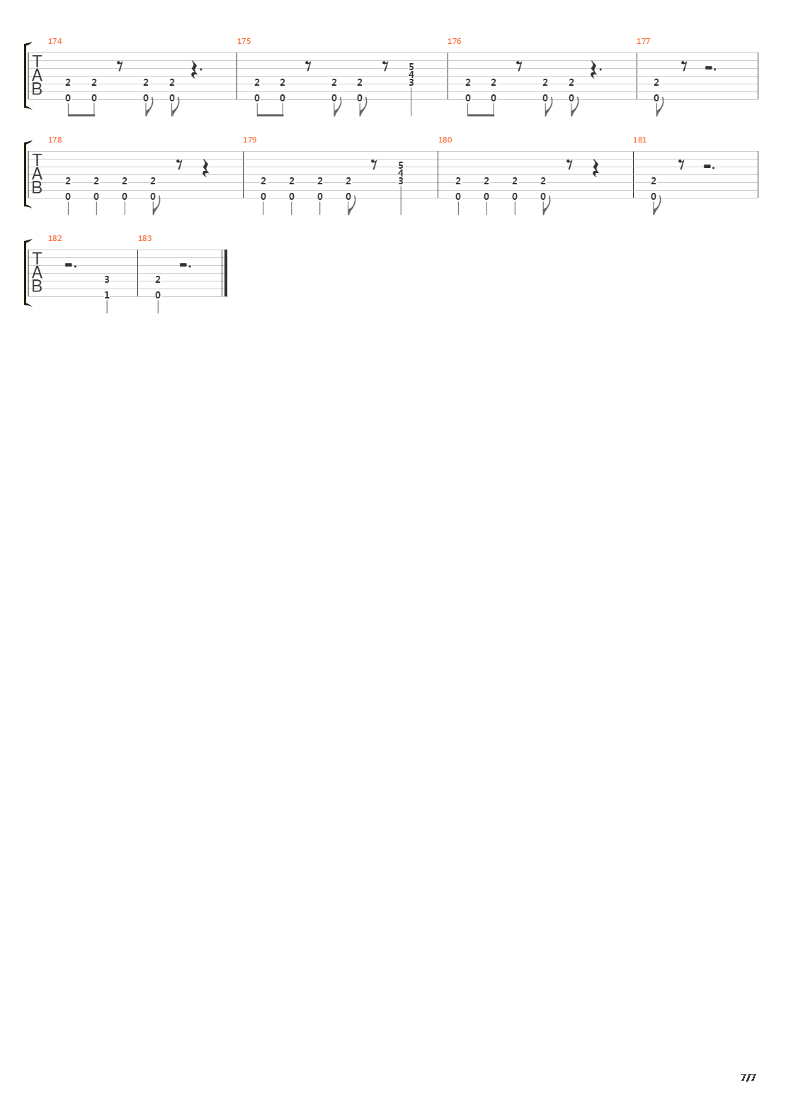 Inertia吉他谱