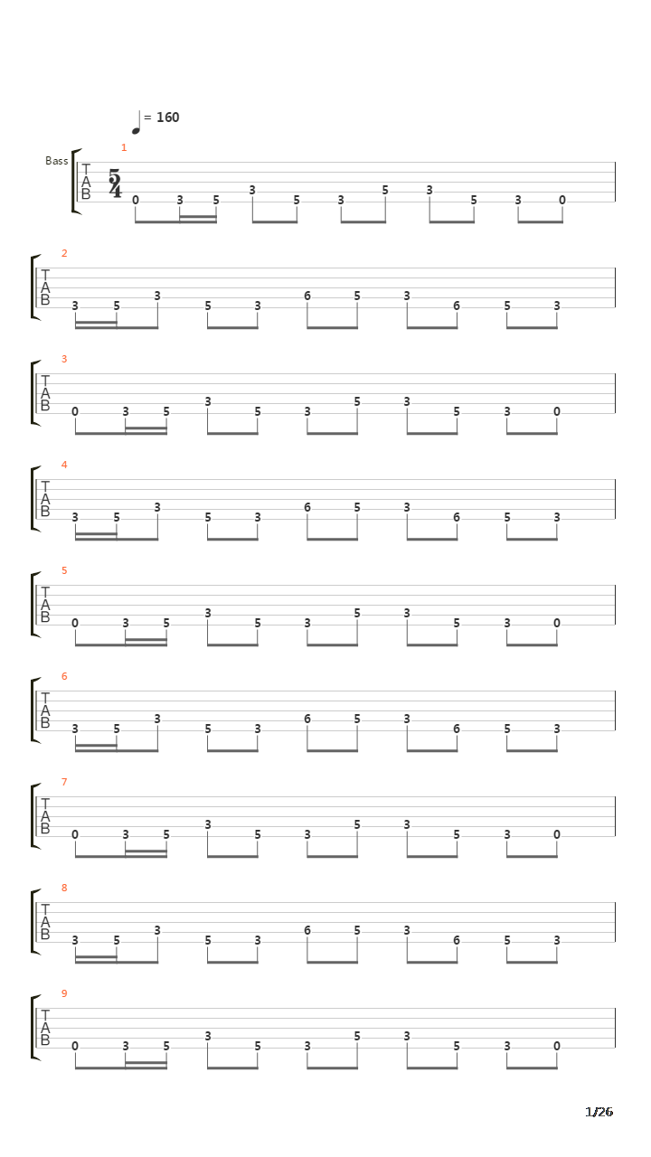 The Beginning吉他谱