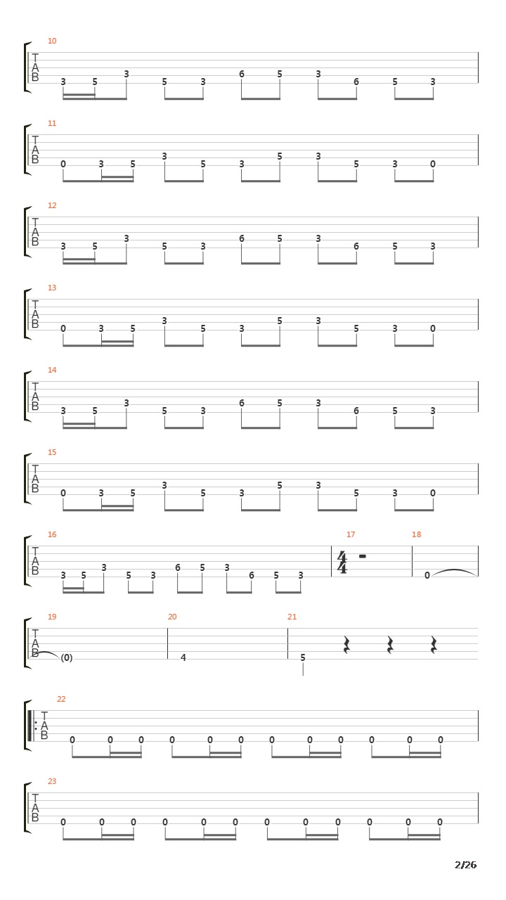 The Beginning吉他谱